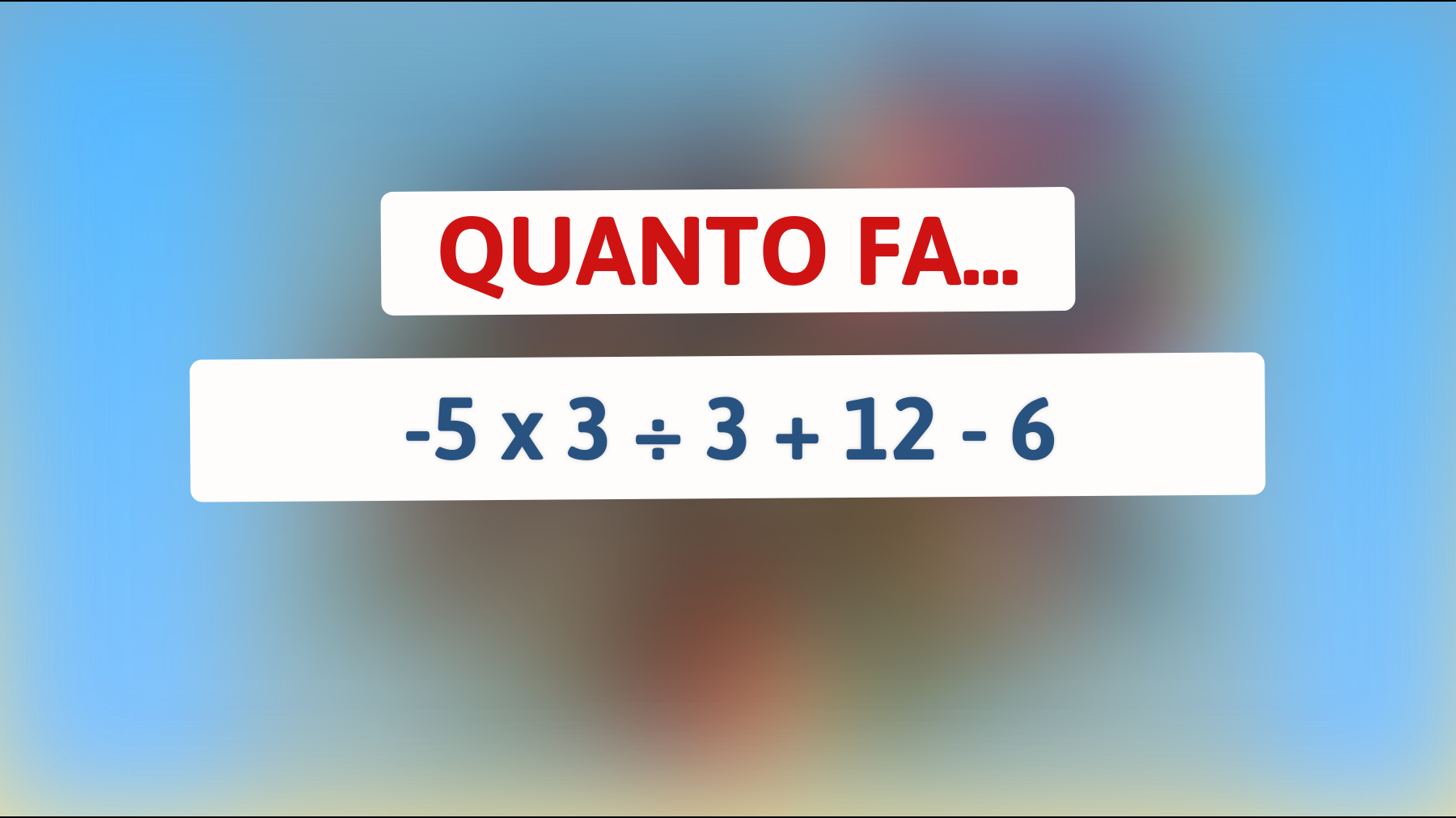 Sfida il tuo cervello: solo il 2% delle persone risolve questo enigma matematico! Sei tra i geni?"